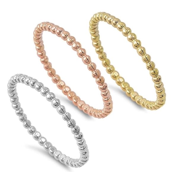 undefined Jewelry - Ball Rose Gold Band